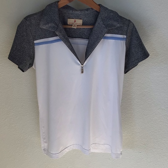 Sport Haley Other - Sport Haley Gray and White Golf Shirt